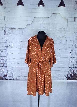 Стильное платье горох