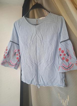 Вишиванка бавовняна на дівчину підлітка