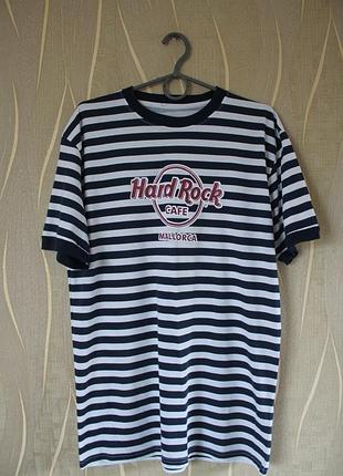 Мужская хлопковая футболка hard rock cafe mallorca