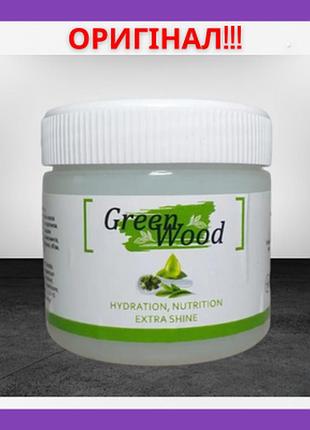 Маска для сухого та пошкодженого волосся з кератином green wood 240 ml