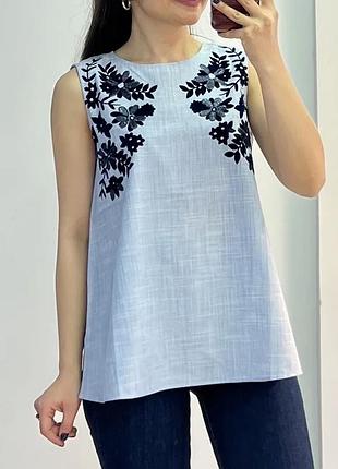 Блуза з вишивкою від zara