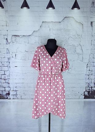 Стильное платье горох 3