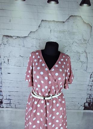 Стильное платье горох 2