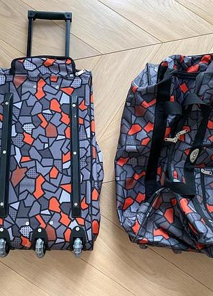 Сумка rgl чемодан чемодан на колесах дорожная 35 х 35 х 65 см