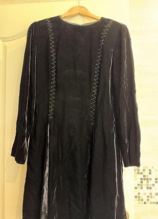 Alberta ferretti studio сукня плаття оксамит вінтаж