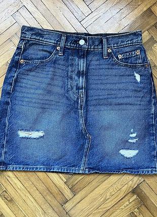 Джинсова спідниця levi’s