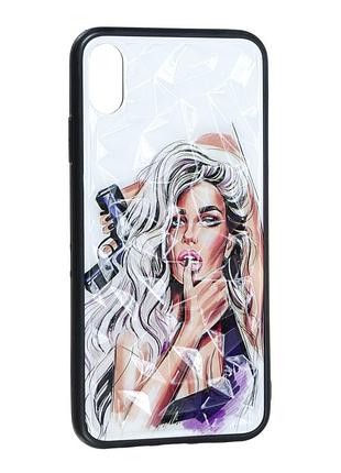 Чехол prisma ladies new для apple iphone xs max purple