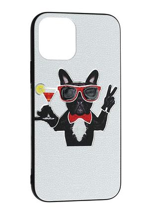 Чехол fashion mix для apple iphone 12 / 12 pro dog