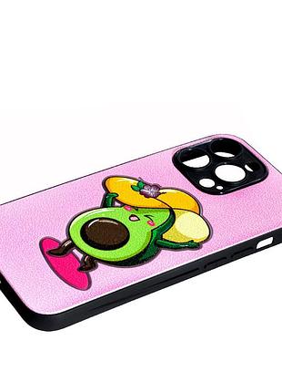 Накладка summer hits apple iphone 13 pro max, авокадо, tpu+pc, оригинальный чехол для защиты 2