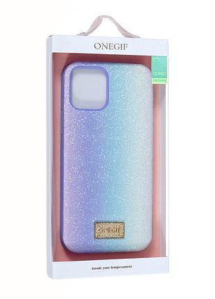 Чехол one gif gradient для apple iphone 12 / 12 pro purple