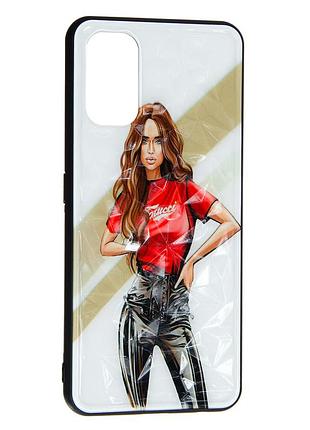 Чехол prisma ladies new для realme 7 pro girl red