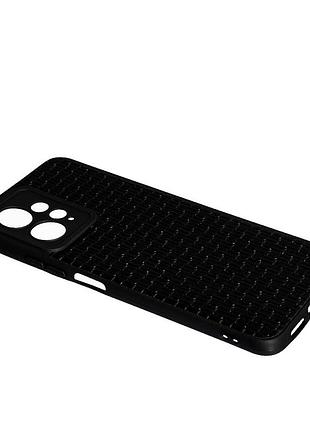 Чехол leather case для xiaomi redmi note 12 (4g) плетенка