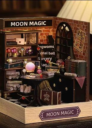 Деревянный 3d конструктор,moon magic,