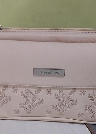 Сумка сумочка кросс -боди вышивка - цветы.