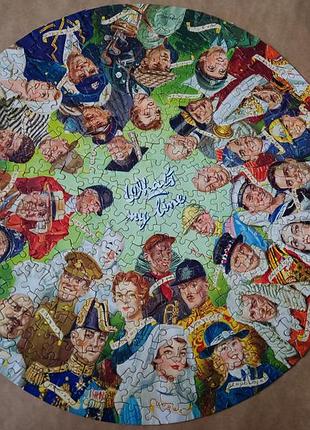 Вінтажний круговий пазл waddingtons circular jigsaw 500 1960х puzzle