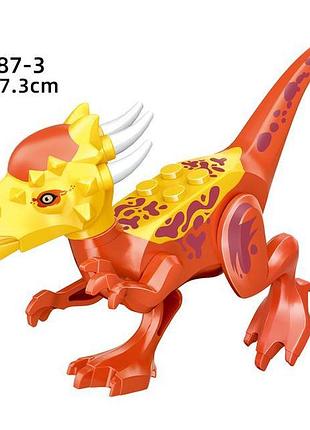 Конструктор динозавр пахицефалозавр jurassic world (для lego/лего легосумісний) пахіцефалозавр юрского периода