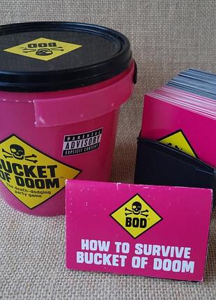 Настольная игра настільна гра bucket of doom відро смерті 16 для взрослых мова англійська