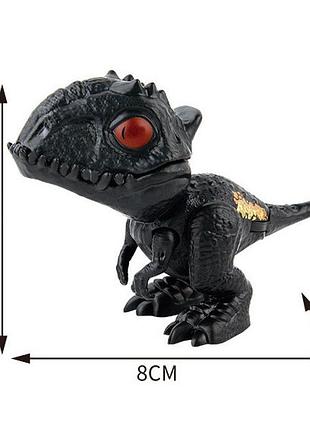 Фігурка динозавр кусачка индоминус індомінус рекс jurassic world дитинчата дитинча тираннозавр сірий