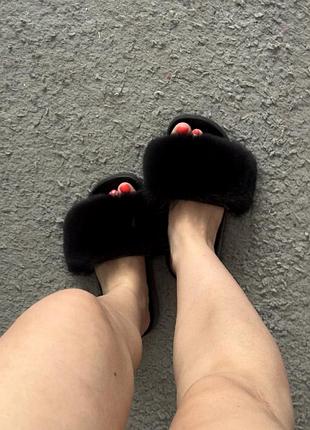 Тапочки с мехом