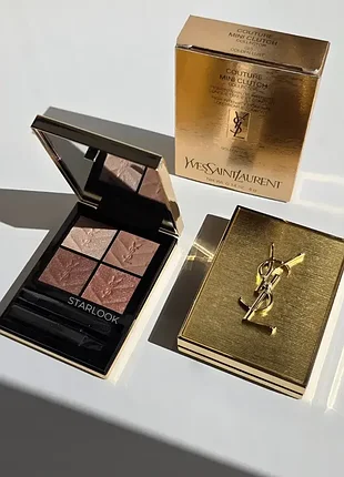 Тіні для повік yves saint laurent couture mini clutch collector eyeshadow palette #025 golden lust