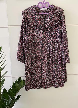 Сукня zara на 5-6 років з обʼємним комірцем