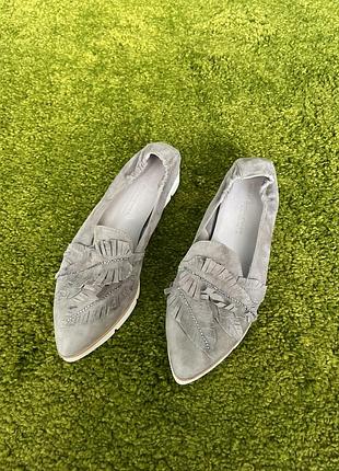 Kennel schmenger стильні замшеві туфлі балетки від преміум бренду