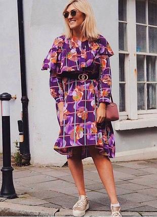 Яскрава сукня в квіти оверсайз  &other stories м-л