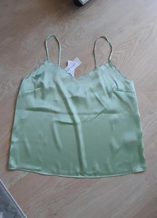 Атласна майка піжамний топ