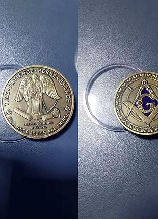 Edc монеты для принятия решений большие масонский циркуль и косынец