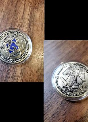 Edc монеты для принятия решений большие масонский циркуль и косынец