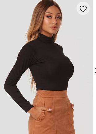 Черная водолазка, реглан h&m