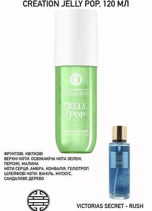 Мист для волос и тела creation jelly pop, 120 мл