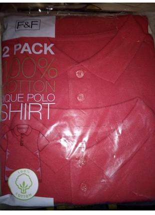 Поло майка для мальчика красная