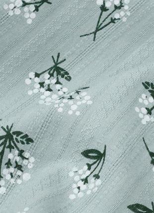 Батист жаккард мережка цветочки на шалфейном