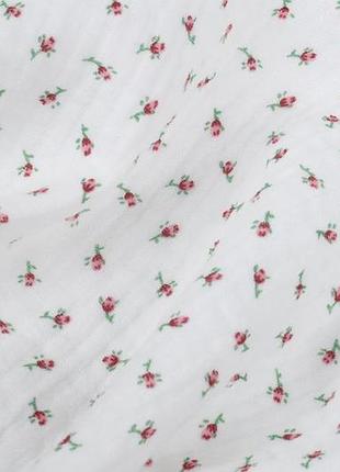 Муслин жатка мелкие бутоны розочек 135 см