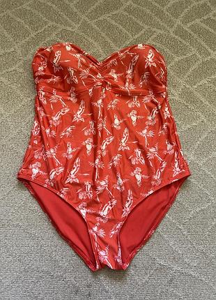 Купальник суцільний цельный батал