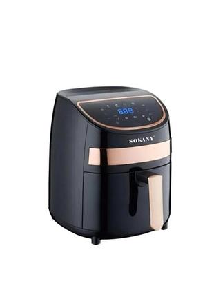 Мультипечь-аэрофритюрница sokany sk-8011 3.8 л 1500 вт черный