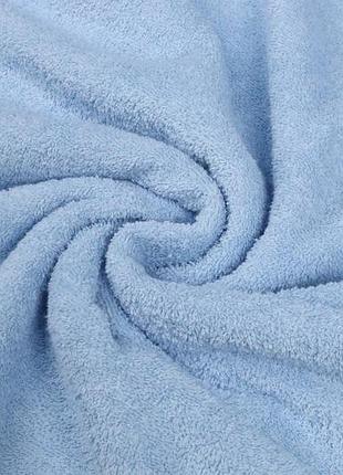 Махрова тканина 400 г/м2 блакитна 100% бавовна
