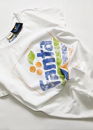 Белая хлопковая футболка fanta от jacqueline de yong