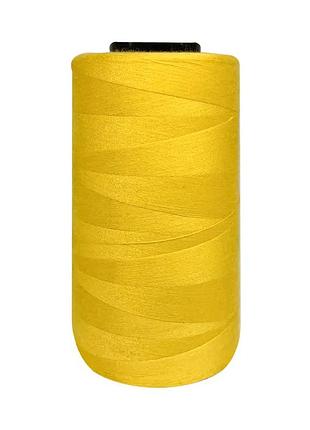 Нитки швейные 40/2 (4000y) цвет темно-желтый nitex