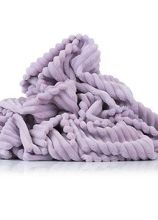 Плюш minky stripes сиреневый