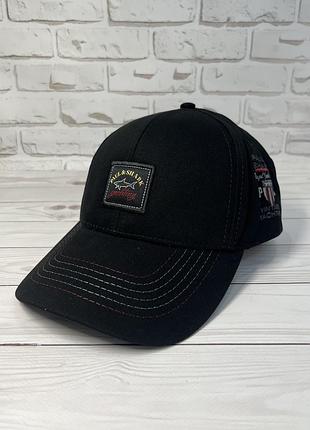 Бейсболка черная paul and shark