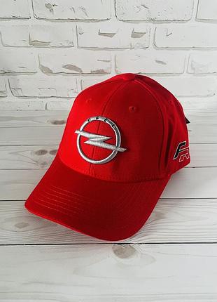 Бейсболка красная opel