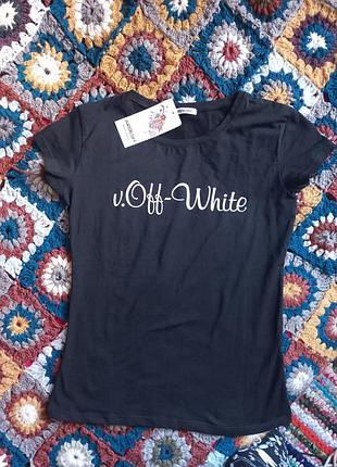 Женская футболка.размер м, пог-44см, длина 63см. состав 90% хлопка, 10% эластана.