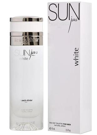 Оригінал franck olivier sun java white for women 75 ml парфумована вода