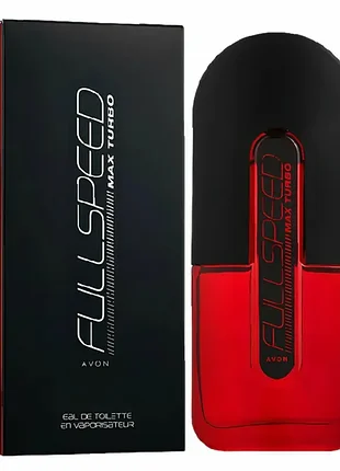 Avon full speed max turbo туалетная вода мужская, 75 мл