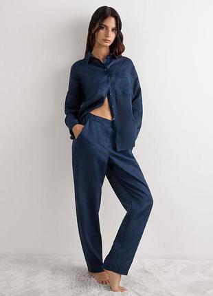 Чудові 💯 лляні брюки intimissimi s