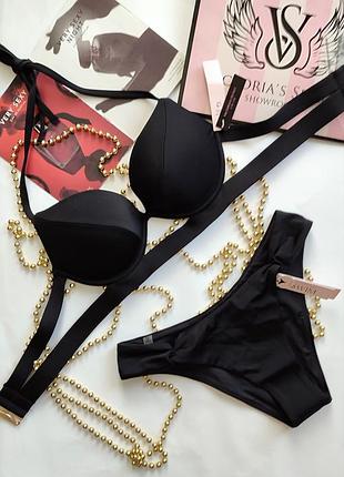 Купальник victoria's secret xs s m 34b 75b с двойным пуш ап bombshell 32b 70b 75a
