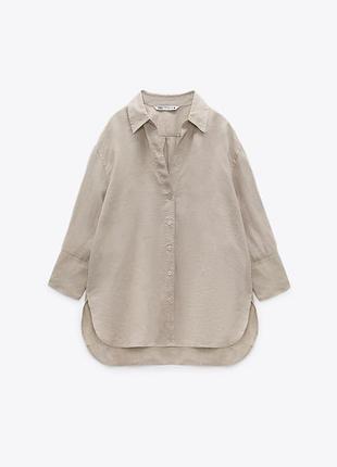 Сорочка із льону zara