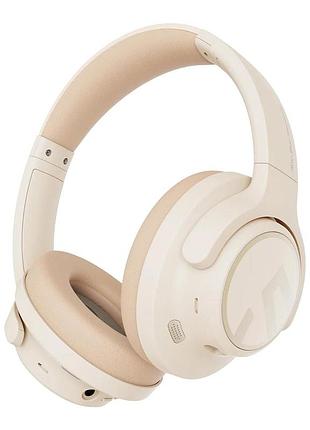 Навушники soundpeats space beige бездротові bluetooth бежеві з микрофоном